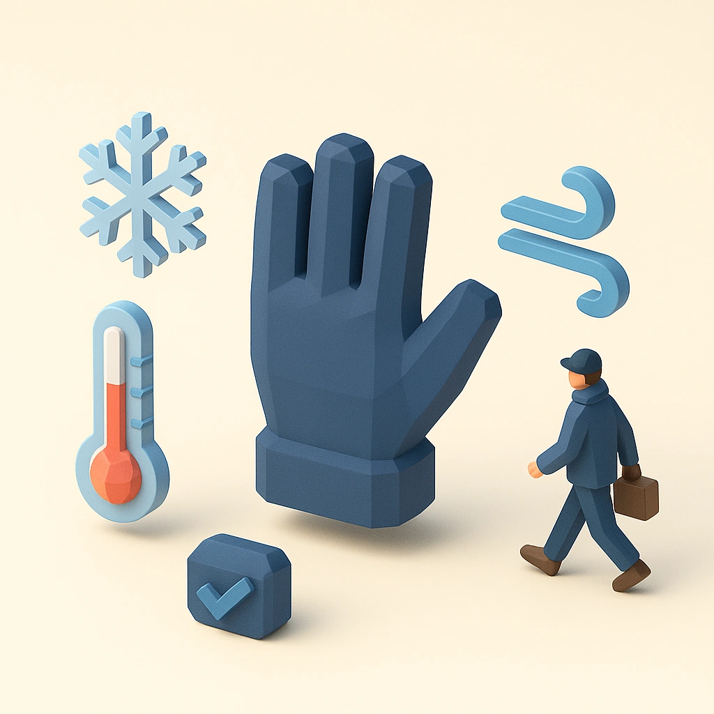 冬の防寒に手袋が必要な理由と背景