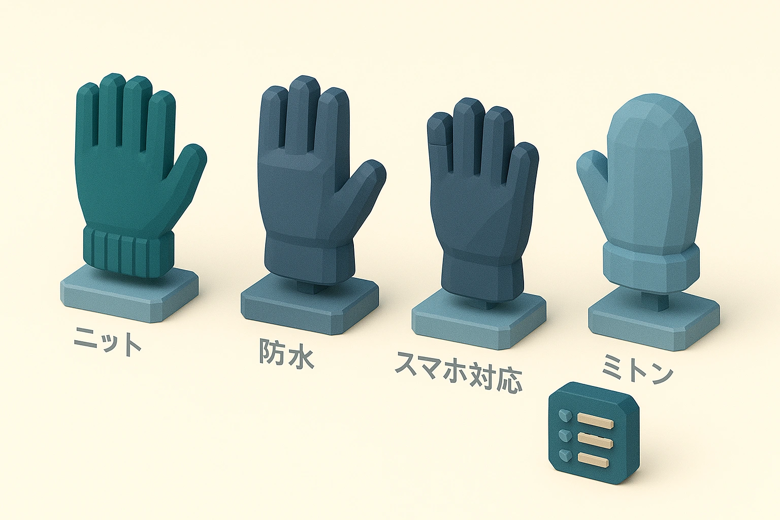 防寒手袋の種類と選び方のポイント